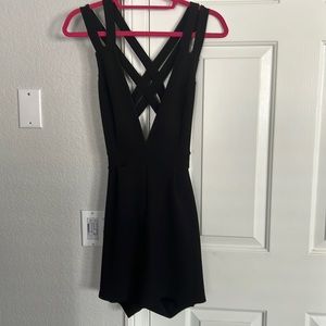 Adorable Charlotte Russe black romper